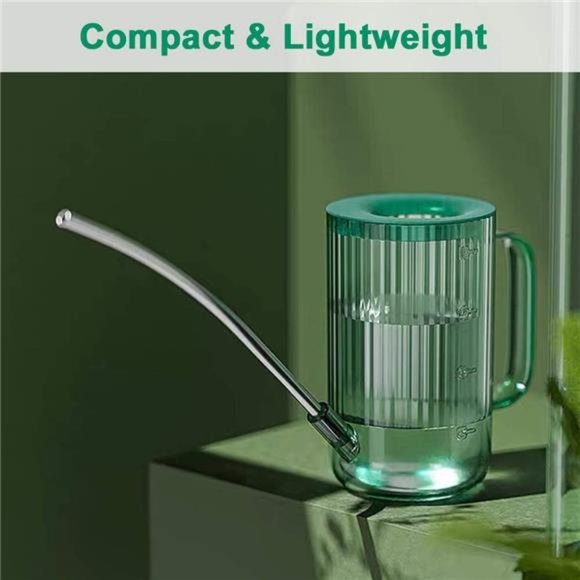 Small Watering Can w/ Long Spout for Flowers, Succulents 34oz - Picture 5 of 7